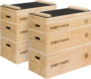 Jerk Boxes Lift Gewichtheben Unisex Holzfarben