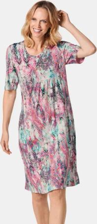 Jersey-Druckkleid - bunt / gemustert - Gr. 46 von Goldner Fashion