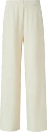 Jersey-Hose mit Wide Leg und elastischem Bund