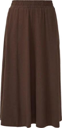 Jersey-Midirock mit Eingrifftaschen