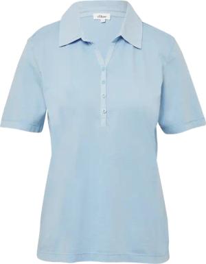 Jersey-Polo mit Knopfleiste