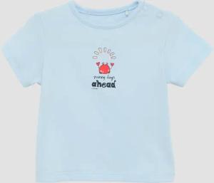 Jersey-Shirt aus Baumwolle mit Glitzerprint