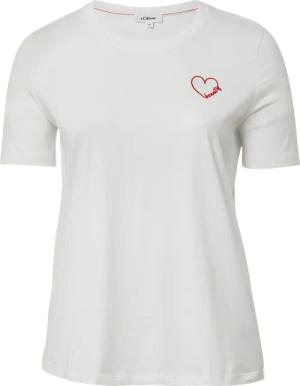 Jersey-Shirt aus Baumwolle mit Stickerei