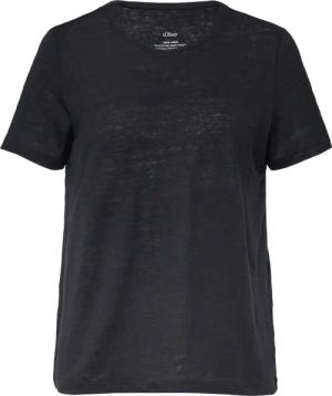 Jersey-T-Shirt aus Leinen