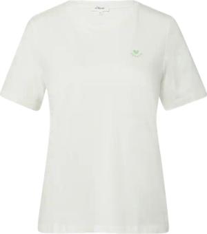 Jersey-T-Shirt im Regular Fit mit Herz-Stickerei