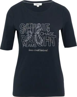 Jersey-T-Shirt im Slim Fit mit Frontprint