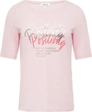 Jersey-T-Shirt im Slim Fit mit Frontprint