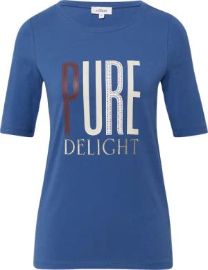 Jersey-T-Shirt im Slim Fit mit Frontprint