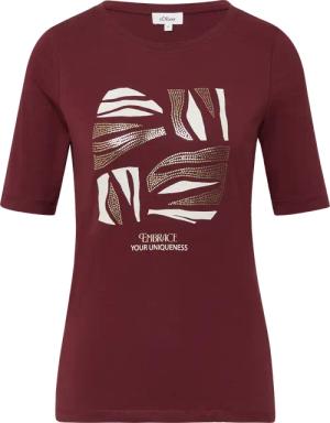 Jersey-T-Shirt im Slim Fit mit Frontprint