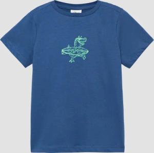 Jersey-T-Shirt mit Front- und Rückenprint