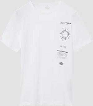 Jersey-T-Shirt mit Frontprint