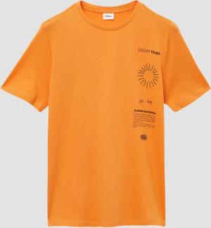 Jersey-T-Shirt mit Frontprint