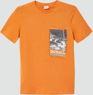 Jersey-T-Shirt mit Frontprint