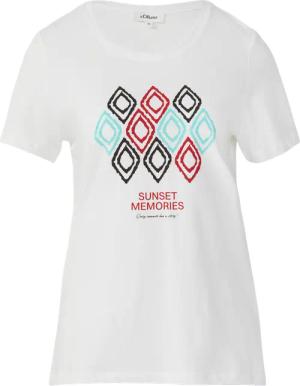 Jersey-T-Shirt mit Frontprint