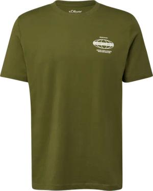 Jersey-T-Shirt mit Frontprint