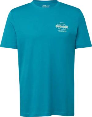 Jersey-T-Shirt mit Frontprint