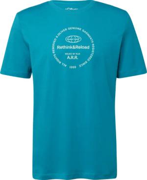 Jersey-T-Shirt mit Frontprint