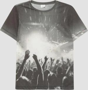 Jersey-T-Shirt mit Rundhalsausschnitt und All-over-Print