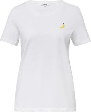 Jersey-T-Shirt mit Stickerei