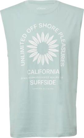 Jersey-Tanktop im Relaxed Fit mit Print