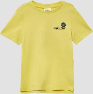 Jerseyshirt aus Baumwolle mit Front- und Rückenprint