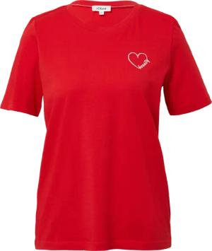 Jerseyshirt aus Baumwolle mit Stickerei