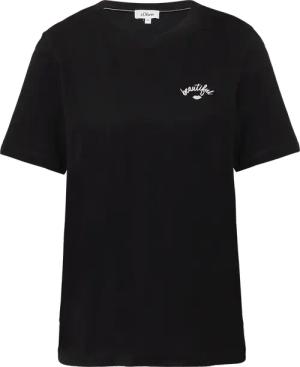 Jerseyshirt aus Baumwolle mit Stickerei