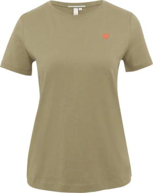 Jerseyshirt mit Herz-Stickerei