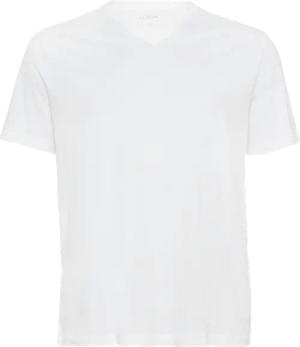 Jerseyshirt mit Logo und V-Ausschnitt