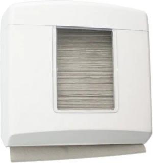 JM Metzger Papierhandtuch Midi Falthandtuchspender weiß Kunststoff