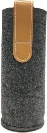 JN JuNiki's Perfekter Schutz für Glasflaschen: JuNiki's Kaffee-/Teewärmer aus Filz grau