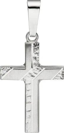 JOBO Kreuzanhänger Anhänger Kreuz, 925 Silber