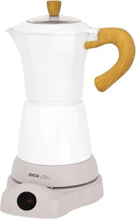 Jocca Espressomaschine Nature Line Weiss Kafeemaschine für 6 Tassen und Warmhaltefunktion, 6 Tassen, 480W, Edelstahl, Warmhaltefunktion, Nature-Line