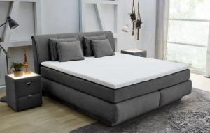 Jockenhöfer Gruppe Boxspringbett "Carla", OTTOs Choice! Topseller, wahlweise mit oder ohne Bettkasten, inkl. 4 Kissen, erhältlich in den Breiten 160 & 180cm