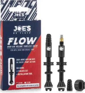 Joe's No Flats Tubeless-Ventil High-Flow 45 mm, 2 Stück.