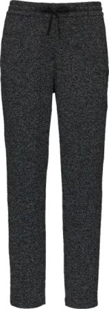 Jogg Pants im melierter Optik mit elastischem Bund