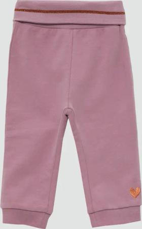 Jogpants aus Baumwollmix mit Glitzer-Detail