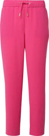 Jogpants aus Crêpe mit Elastikbund und Tunnelzug