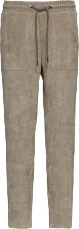 Jogpants aus Feincord mit Elastikbund
