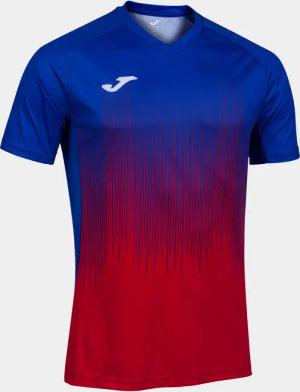 Joma Kurzes Manga Camiseta T-Shirt Tiger Iv Rojo Royal Erwachsene