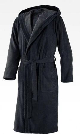 JOOP! Bademantel JOOP! LIVING - BADEMANTEL Herren-Kapuze, Textil