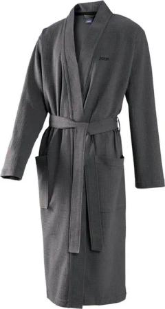 JOOP! Bademantel JOOP! LIVING - BADEMANTEL UNI PIQUÉ Herren-Kimono, Textil