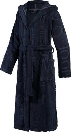 JOOP! Bademantel JOOP! LIVING - REPEAT Bademantel Damen-Kapuze, Textil