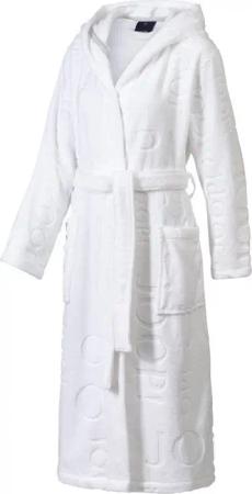 JOOP! Bademantel JOOP! LIVING - REPEAT Bademantel Damen-Kapuze, Textil