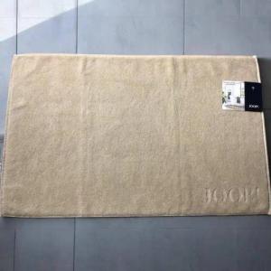 JOOP! Badematte Selection Uni Beige, 100% Baumwolle, Rechteckig