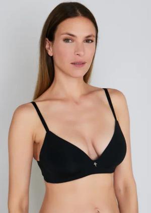 JOOP Bügelloser BH "Sensation" mit edlem Metall-Logo am Mittelsteg