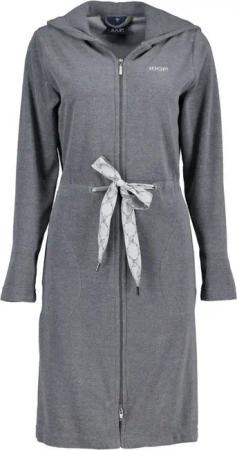 JOOP! Damenbademantel Active 1659 Kapuze Wirkfrottier, Kapuze, 60% Polyester, 40% Baumwolle
