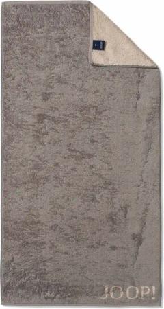 JOOP! Duschtücher Joop Duschtuch Graphit 80 x 150 cm Doubleface 100% Baumwolle, (Duschtuch)