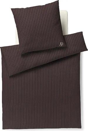 JOOP Flanell Bettwäsche 70x90cm/140x200cm SOFT STRIPES Anthrazit grau