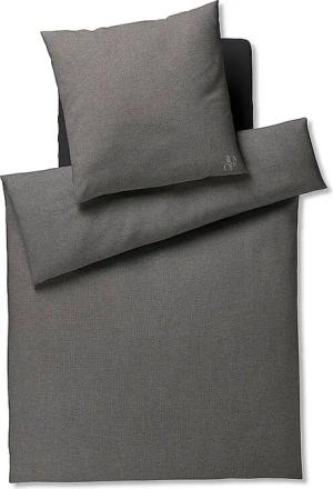 JOOP Flanell Bettwäsche SOFT 70x90cm/140x200cm Anthrazit grau